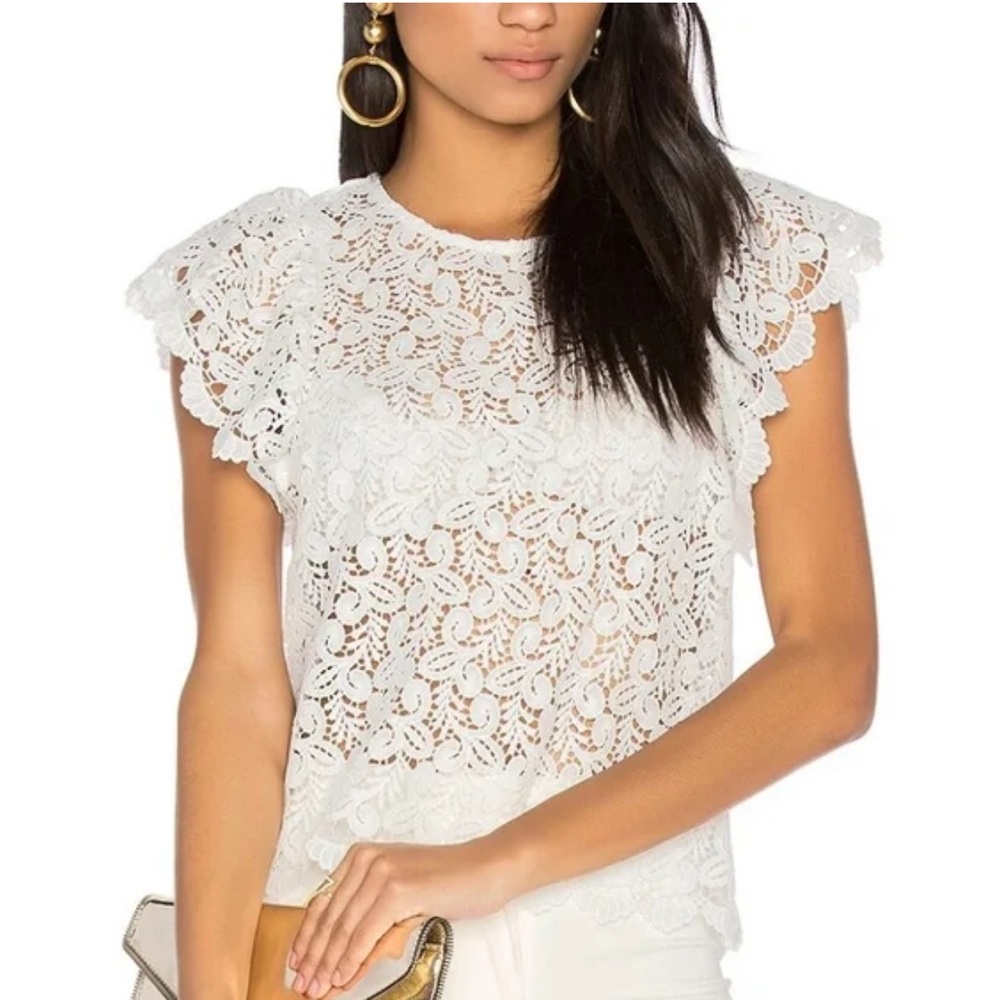 Endless Rose White Lace Top
